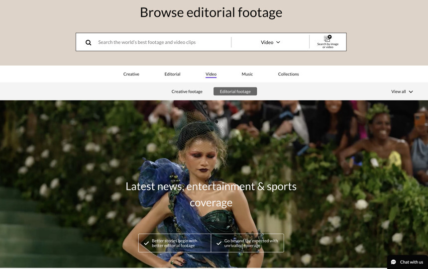 Getty Images Editorial Video Offer 1
