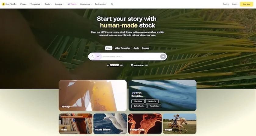 main website storyblocks