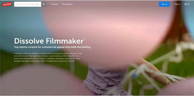 dissolve filmaker collection home