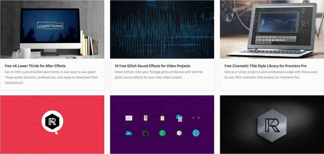 Shutterstock Free Video Assets: 1000's of Free Video Editing Assets For You! 3 Rocketstock by Shutterstock Freebies