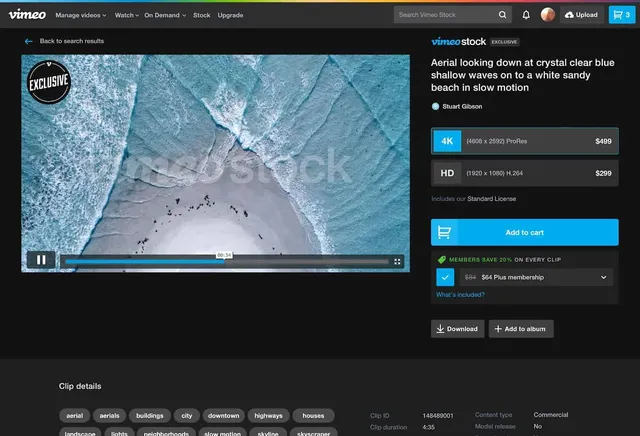 vimeo stock clip