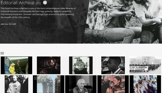 Pond5 Editorial Archival