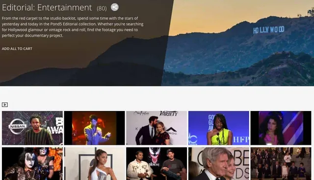 Pond5 Editorial Entertainment