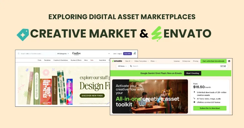 A Look at Creative Market and Envato – Exploring Digital Asset Marketplaces 1 exploring creative market and envato