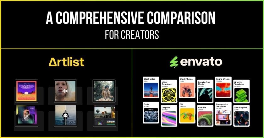 Envato and Artlist: A Comprehensive Comparison for Creators 1