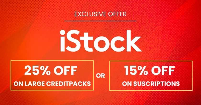 iStock Promo Code for Footage 1 istock exclusive offer 25 % or 15 % off