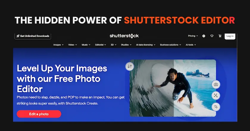 shutterstock photo editor