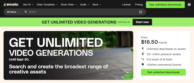 Envato and Artlist: A Comprehensive Comparison for Creators 3 envato home