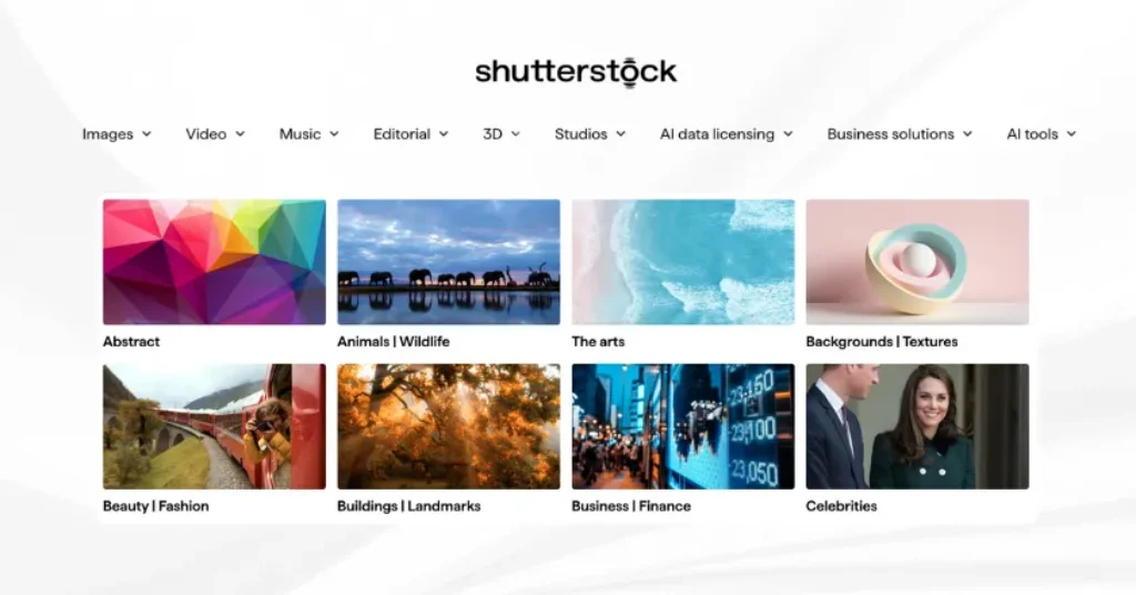 Why Commercial-Ready Visuals Are Becoming Essential in AI-Driven Marketing 9 Image categories from Shutterstock