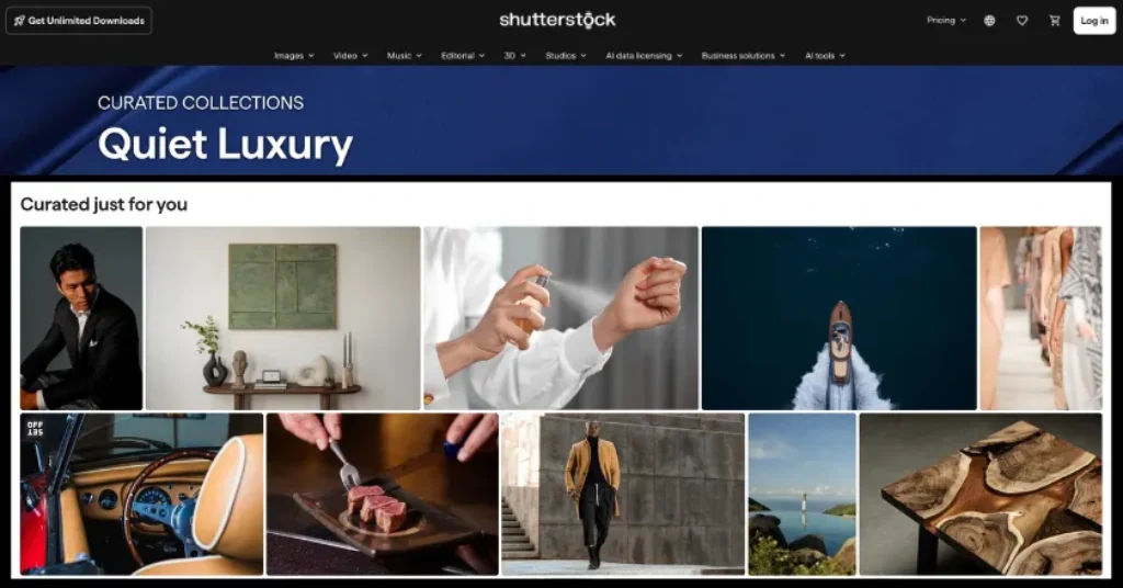 Why Commercial-Ready Visuals Are Becoming Essential in AI-Driven Marketing 7 Image collections by Shutterstock